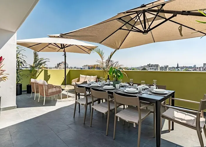 Apartamento 4br For 10 Terrace Living In Roma Norte *